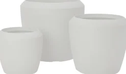 Intratuin bloempot Gijón wit D 56 H 48 cm