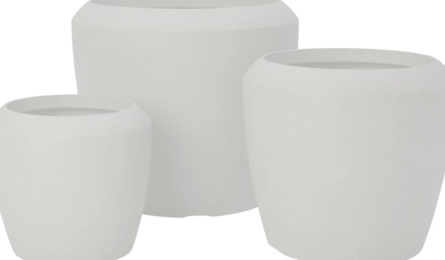 Intratuin bloempot Gijón wit D 34 H 31 cm