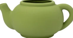 Intratuin bloempot Jody theepot groen 26 x 19 x 12 cm