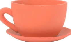 Intratuin bloempot Jody theekop terracotta 23 x 19 x 12 cm