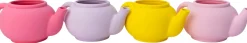 Intratuin bloempot Jody theepot geel 26 x 19 x 12 cm