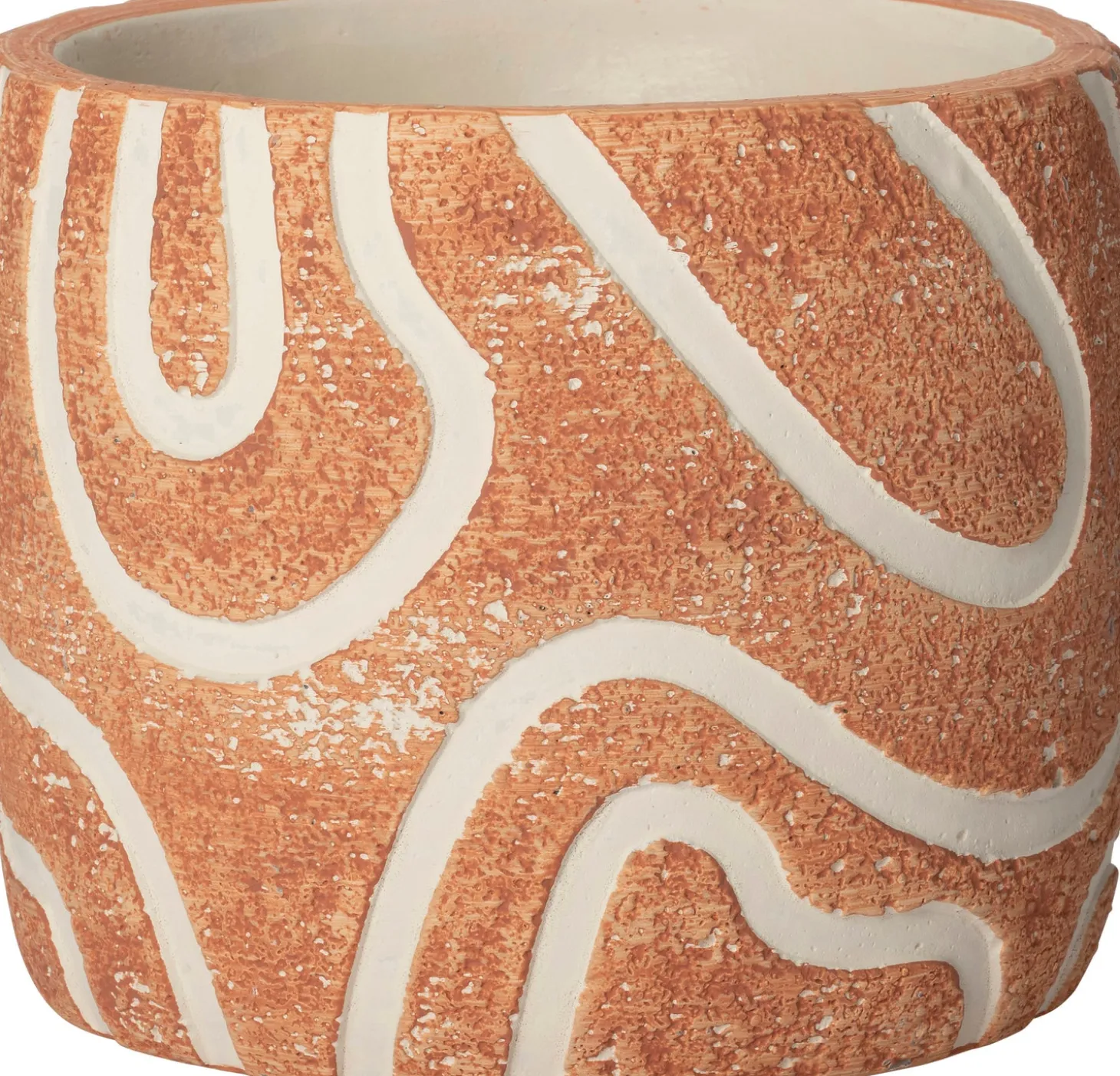 Intratuin bloempot Kyo oranje D 8 H 7 cm