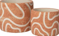 Intratuin bloempot Kyo oranje D 8 H 7 cm