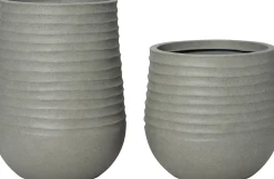 Intratuin bloempot Lars grijs D 30 H 28 cm