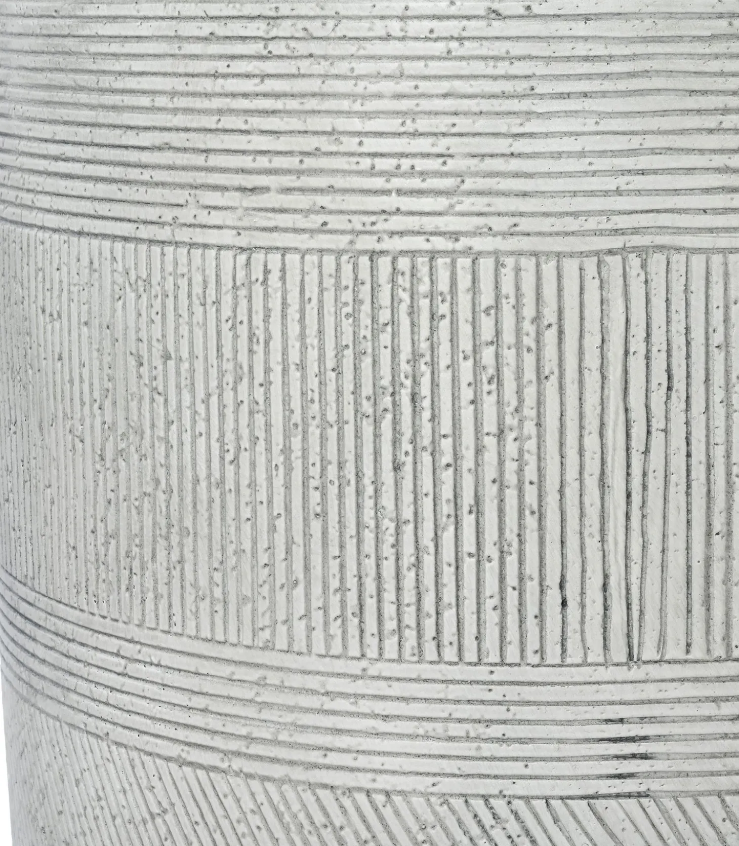 Intratuin bloempot Lijnen wit D 23,5 H 47,5 cm