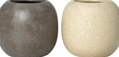 Intratuin bloempot Linda beige D 50 H 44,5 cm