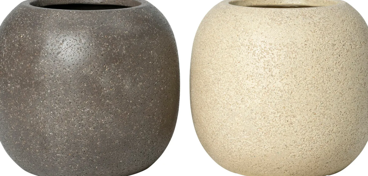 Intratuin bloempot Linda beige D 50 H 44,5 cm