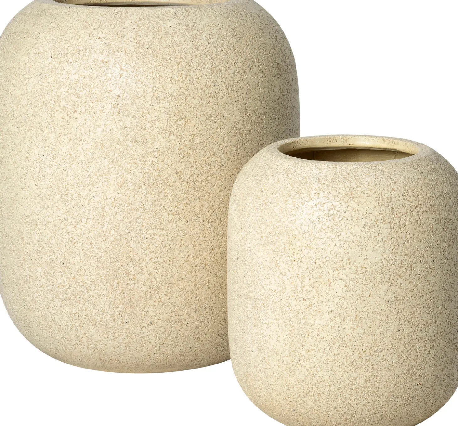 Intratuin bloempot Linda beige D 50 H 56,5 cm