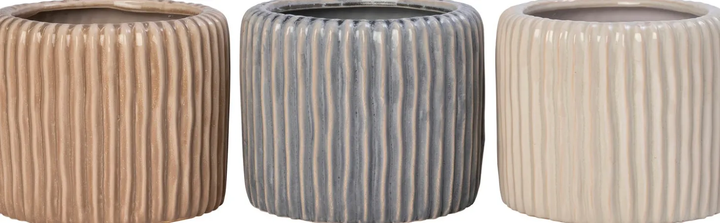 Intratuin bloempot Louva blauw D 9 H 8 cm