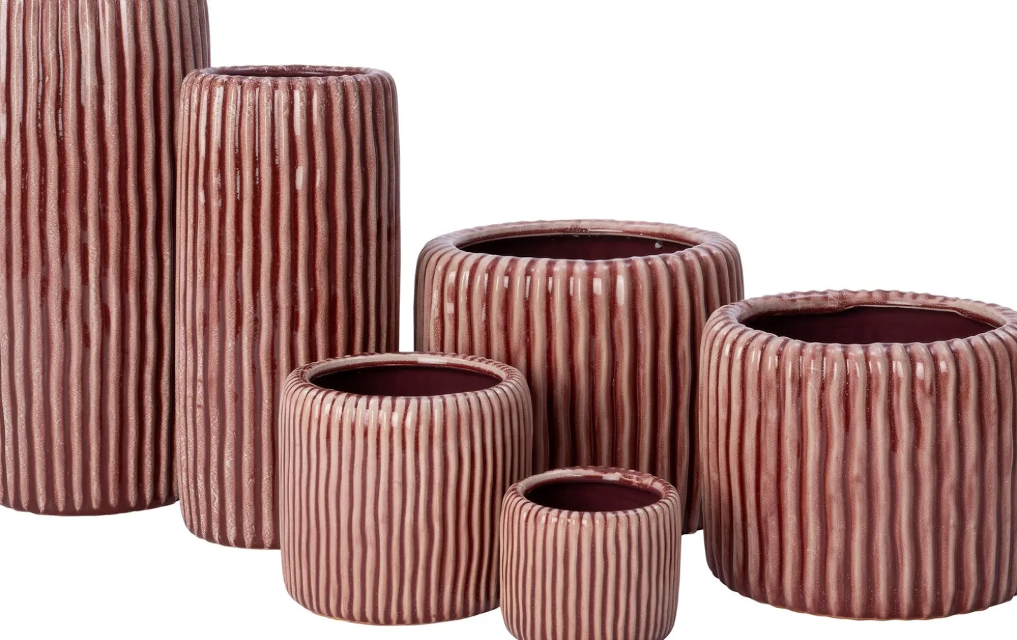 Intratuin bloempot Louva terracotta D 19 H 15 cm