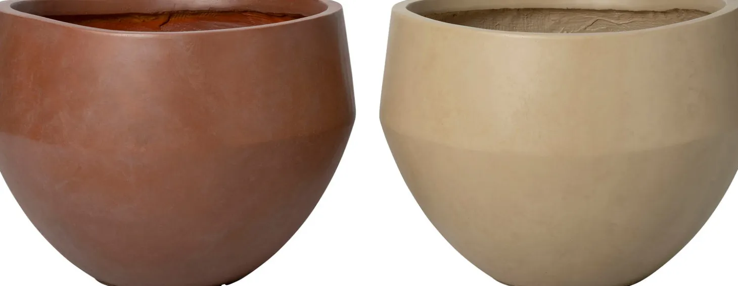Intratuin bloempot Mila bruin D 58 H 43 cm