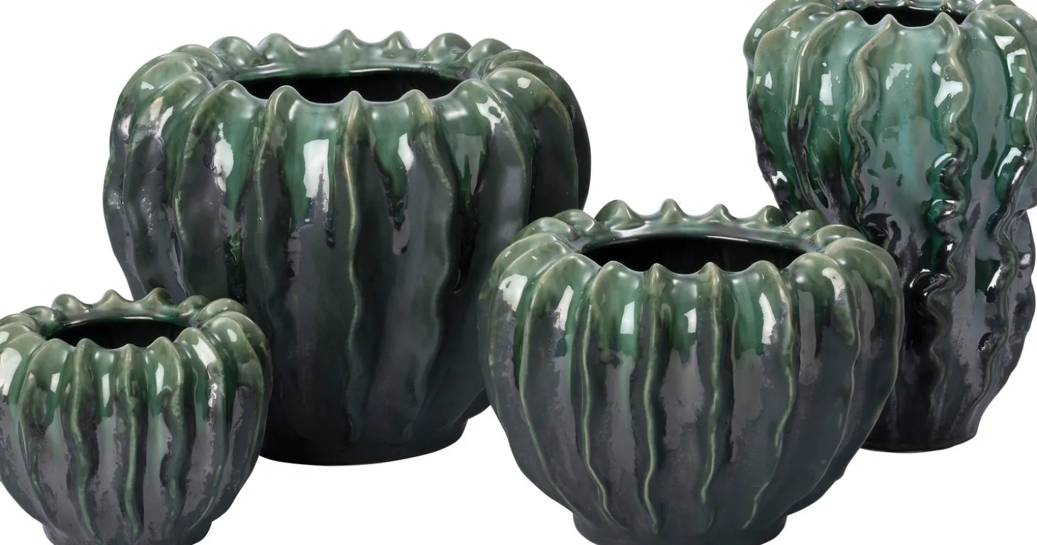 Intratuin bloempot Minir groen D 25,5 H 18,5 cm