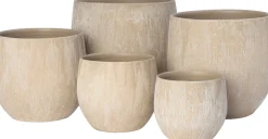 Intratuin bloempot Neiva beige D 26 H 24 cm