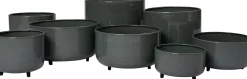 Intratuin bloempot op poten Molten grijs D 36 H 29 cm