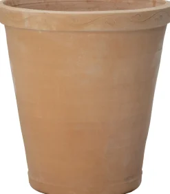 Intratuin bloempot op poten Wave terracotta D 52 H 50 cm