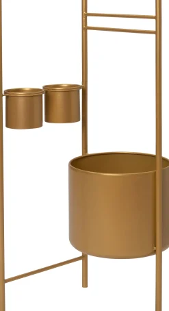 Intratuin bloempot op standaard Nena goud D 28 H 85 cm