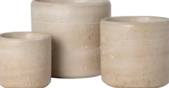 Intratuin bloempot Rovani beige D 17,5 H 16 cm
