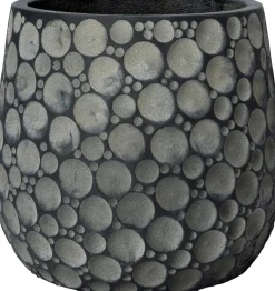 Intratuin bloempot Roy grijs D 24 H 25 cm