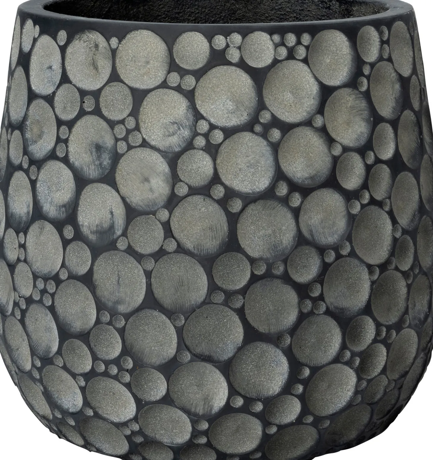 Intratuin bloempot Roy grijs D 24 H 25 cm