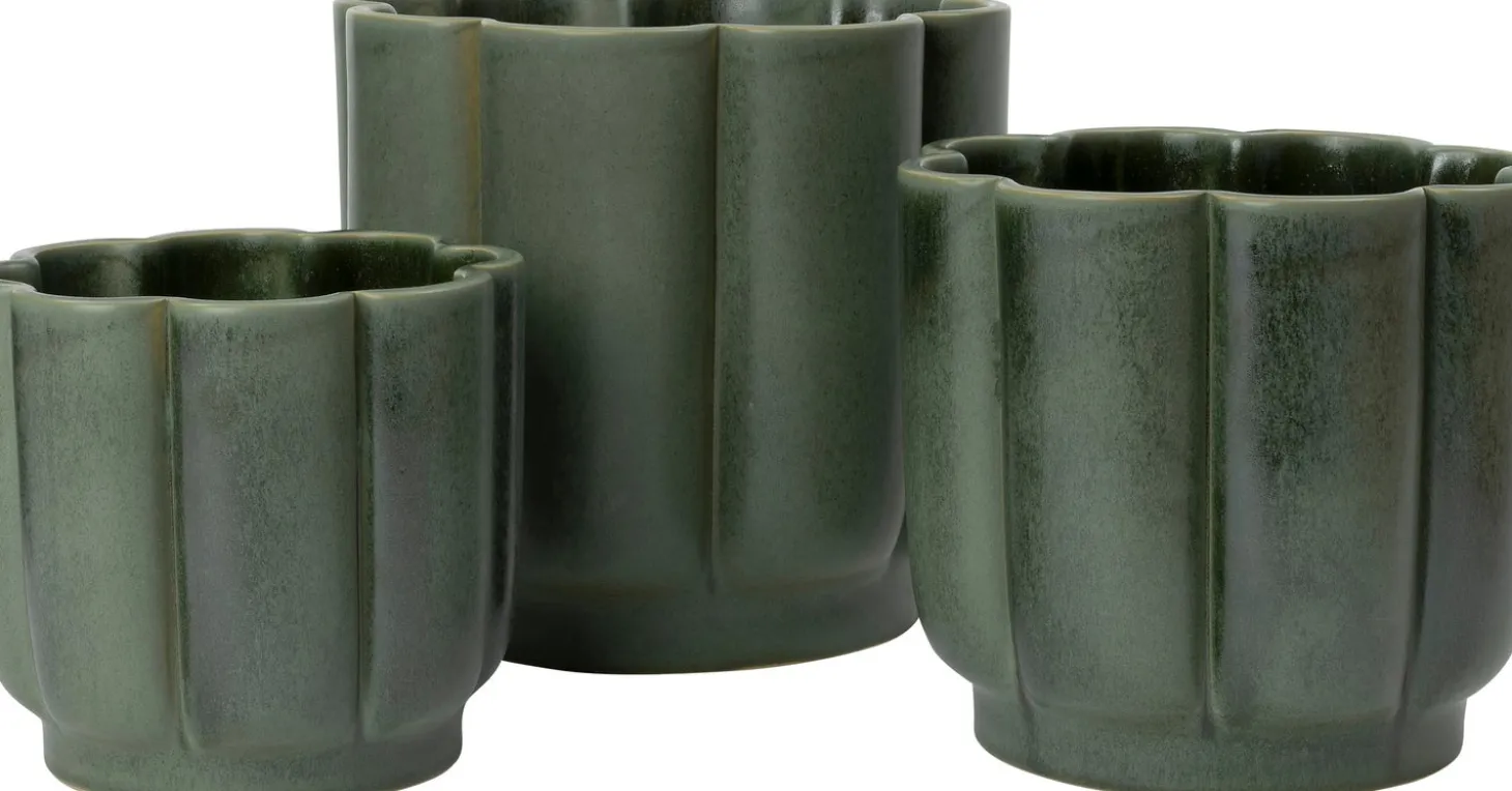 Intratuin bloempot Sterre groen D 23 H 20 cm