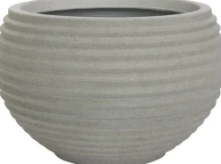Intratuin bloempot Thijs grijs D 41 H 26 cm