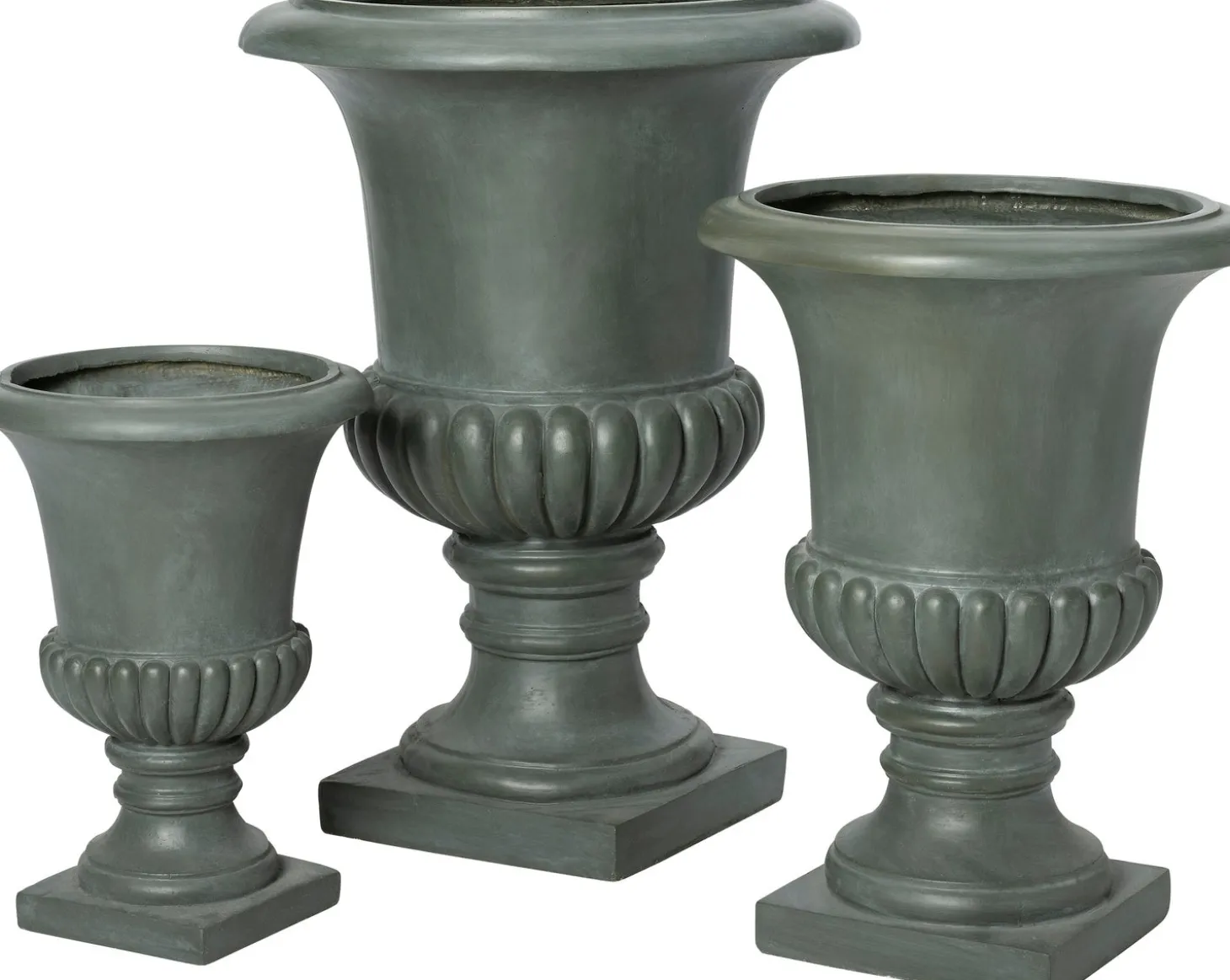Intratuin bloempot Tilda glad grijs D 56 H 76 cm