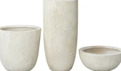 Intratuin bloempot Tom beige D 27 H 56,5 cm