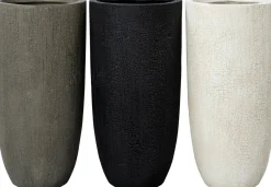 Intratuin bloempot Tom zwart D 27 H 56,5 cm