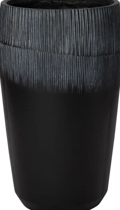 Intratuin bloempot Two tone grijs D 46,5 H 77 cm
