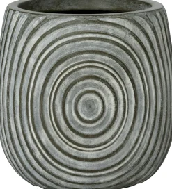 Intratuin bloempot Wen grijs D 23,5 H 23 cm
