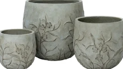 Intratuin bloempot Youp grijs D 26 H 25 cm