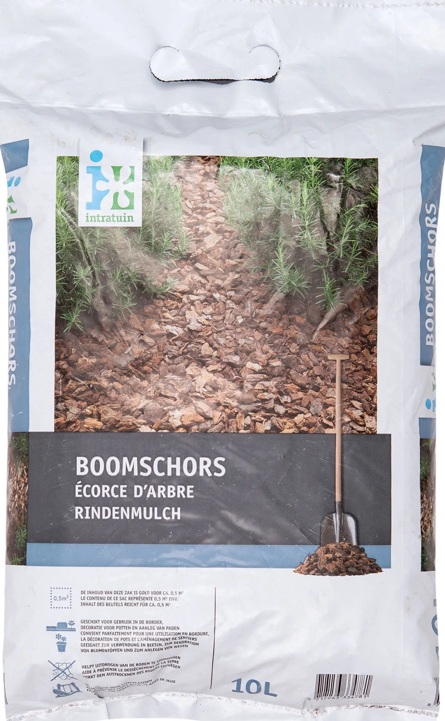 Intratuin boomschors fijn 10 L