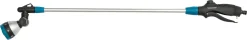 Intratuin broes op steel L 90 cm zwart/blauw