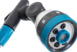 Intratuin broes op steel L 90 cm zwart/blauw