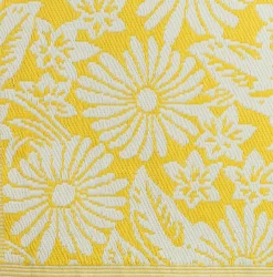 Intratuin buitenkleed Bloem geel 180 x 120 cm