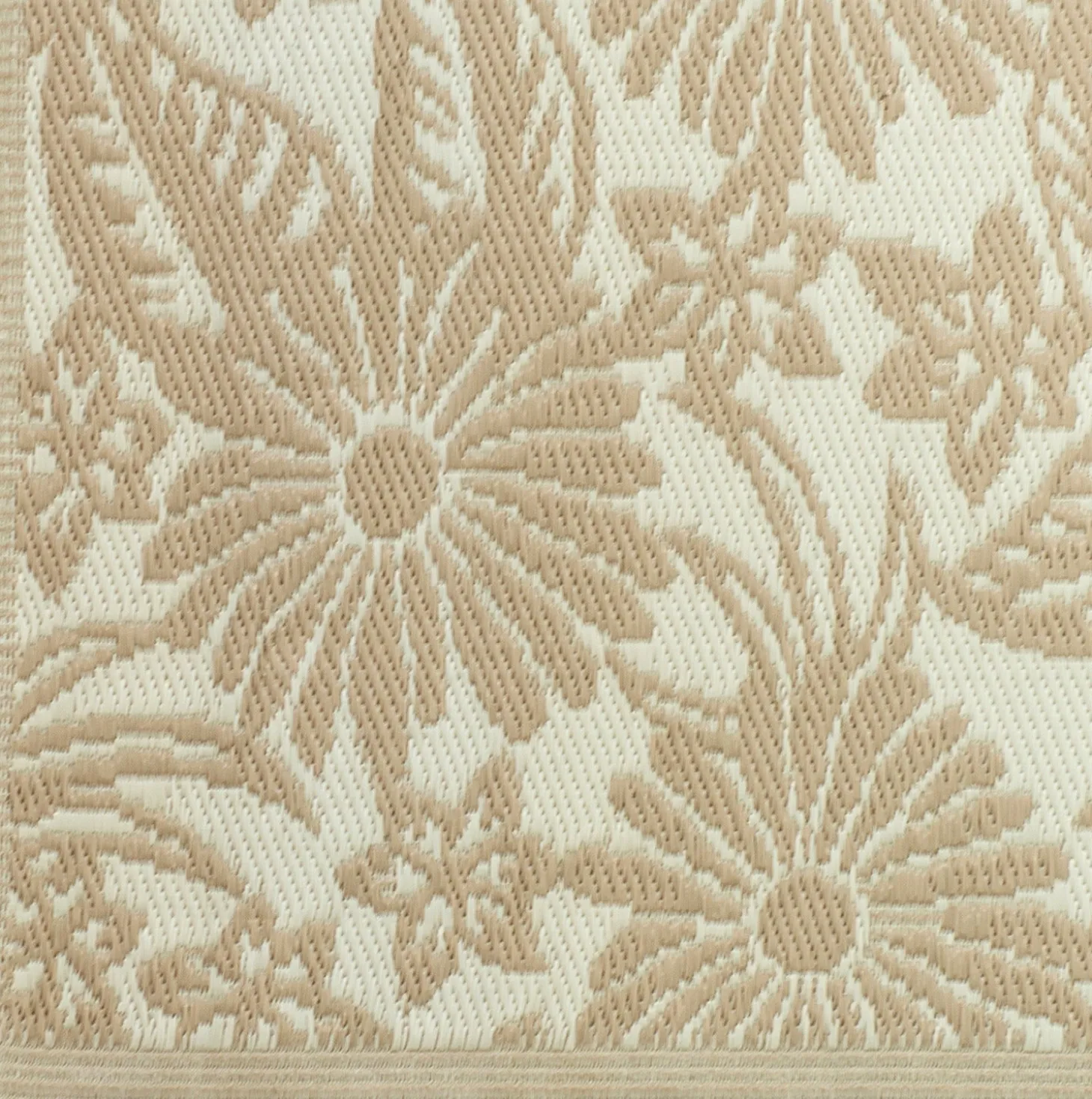 Intratuin buitenkleed Bloem beige 180 x 120 cm
