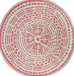 Intratuin buitenkleed Decor rond roze D 180 cm