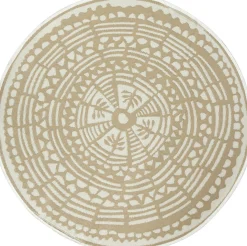 Intratuin buitenkleed Decor rond beige D 180 cm