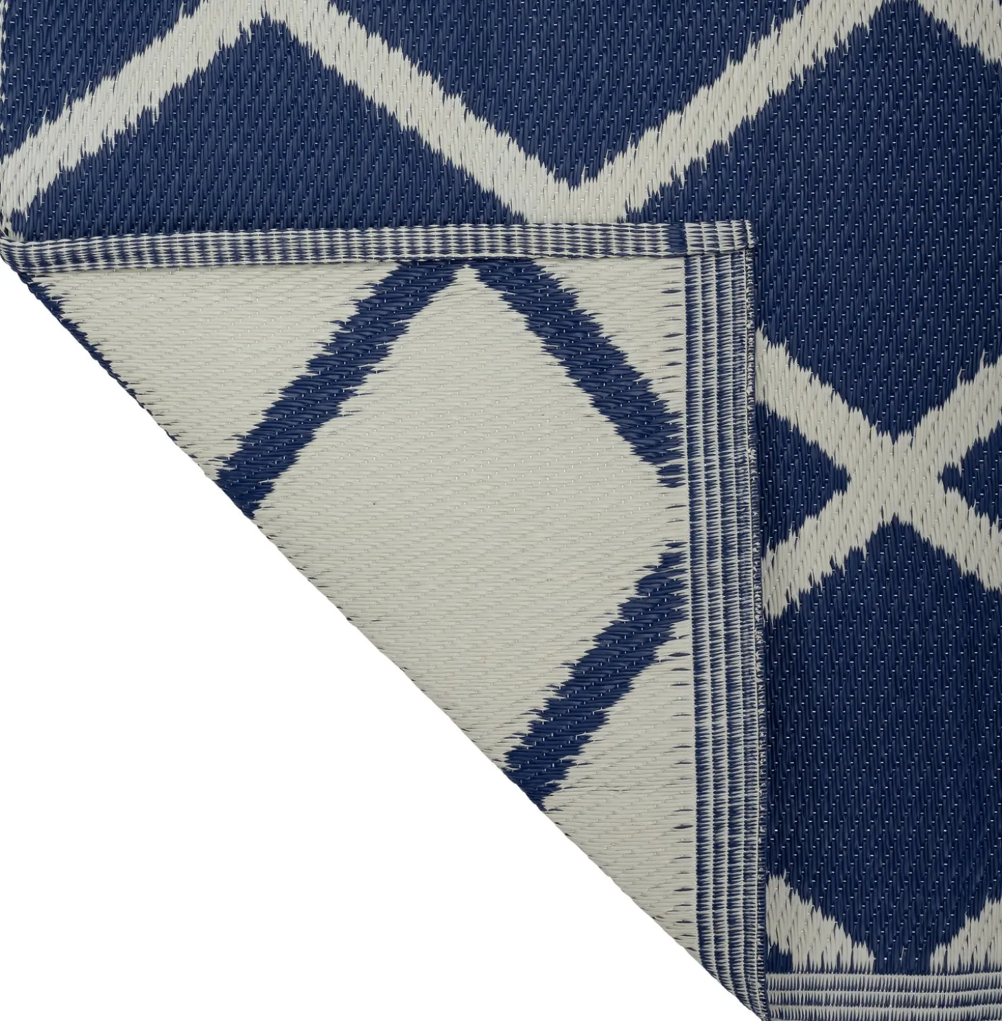 Intratuin buitenkleed Donna blauw 150 x 210 cm