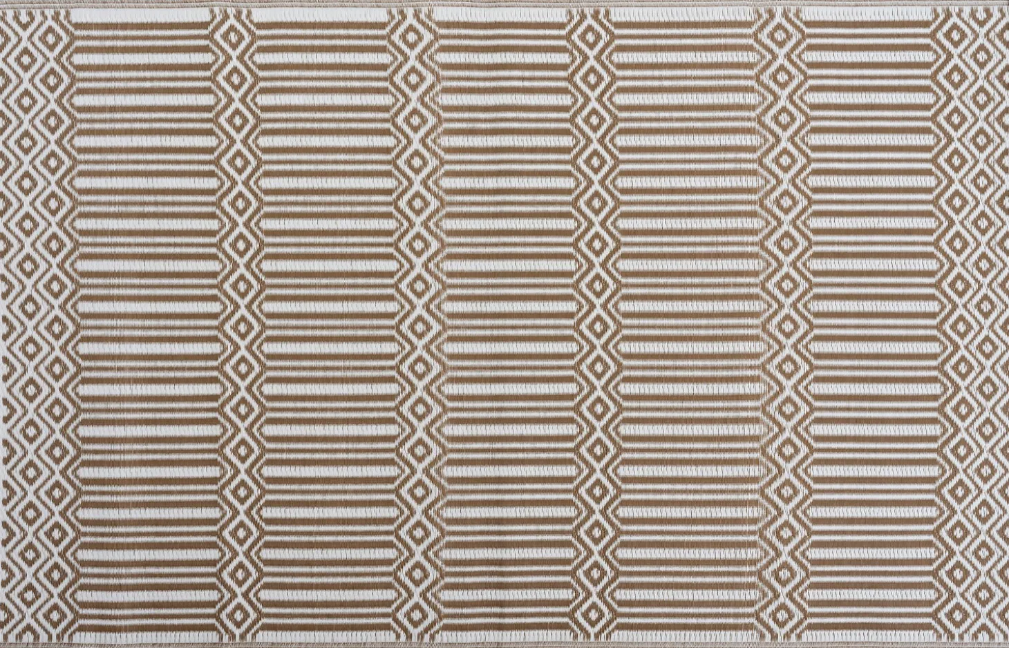 Intratuin buitenkleed Liva beige / wit 150 x 210 cm