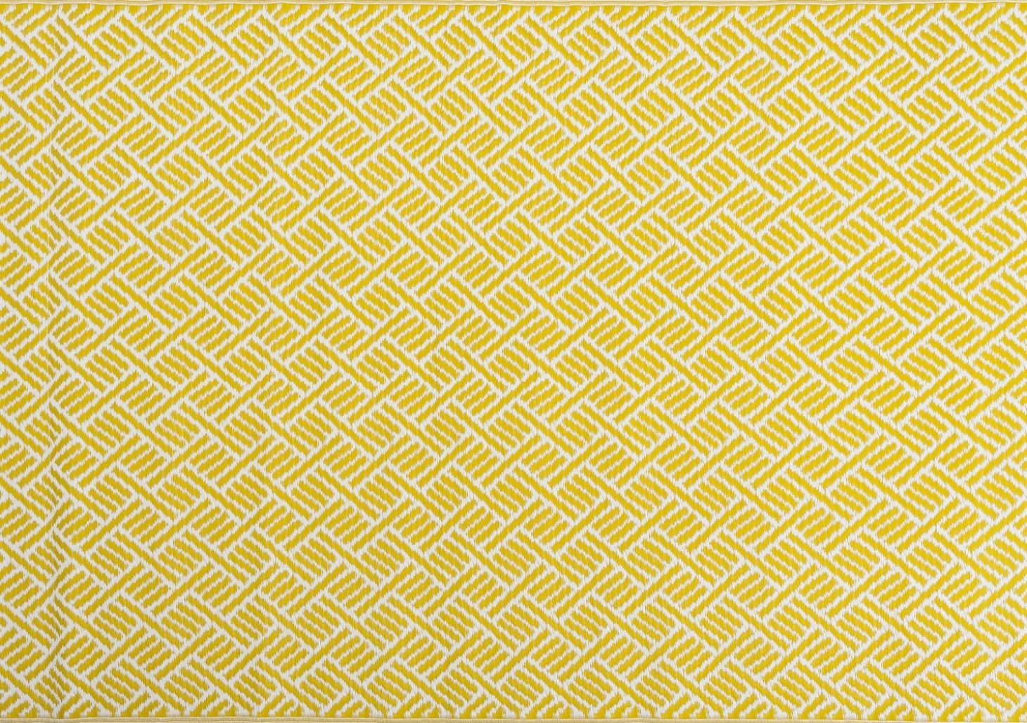Intratuin buitenkleed Lot geel / wit 150 x 210 cm