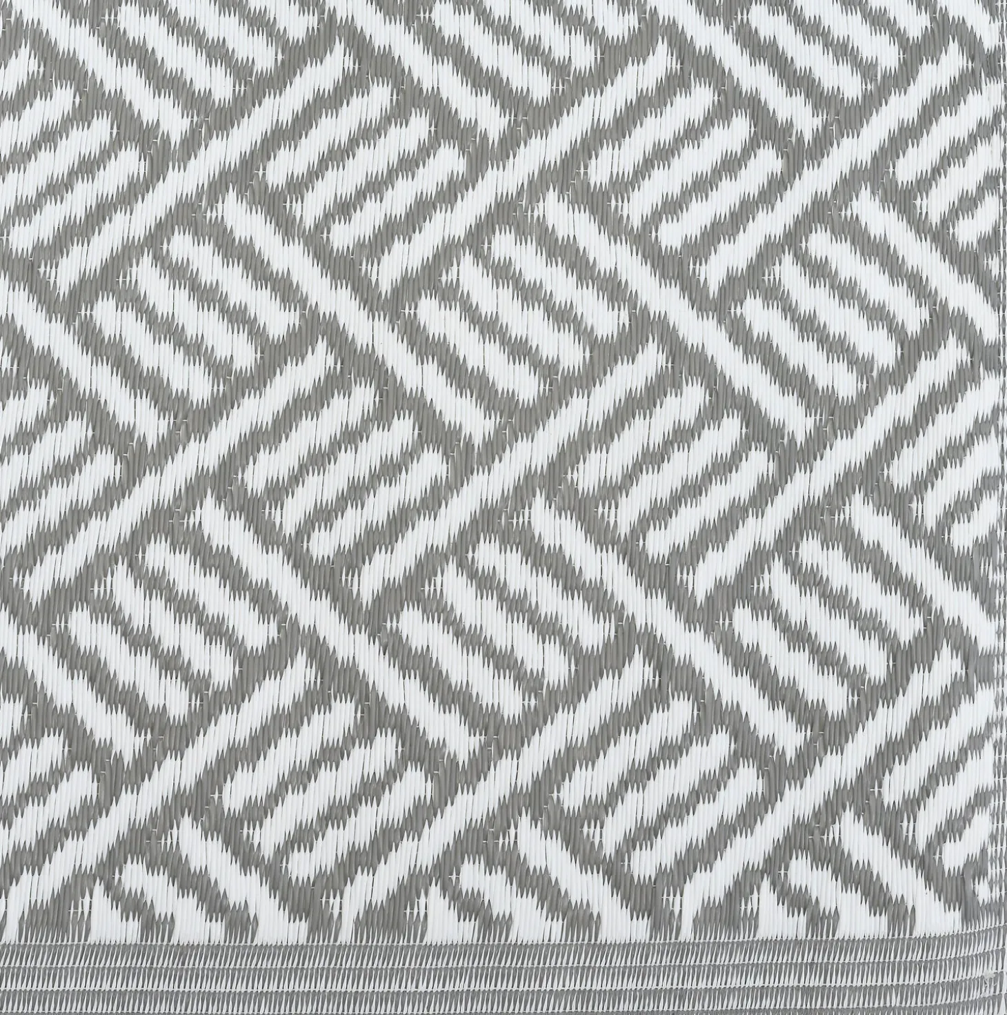 Intratuin buitenkleed Lot grijs / wit 150 x 210 cm