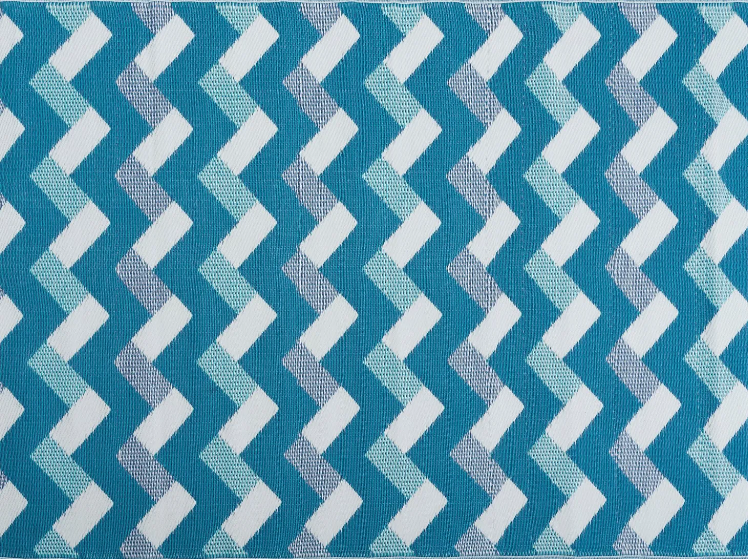 Intratuin buitenkleed Lucy blauw / wit 160 x 230 cm
