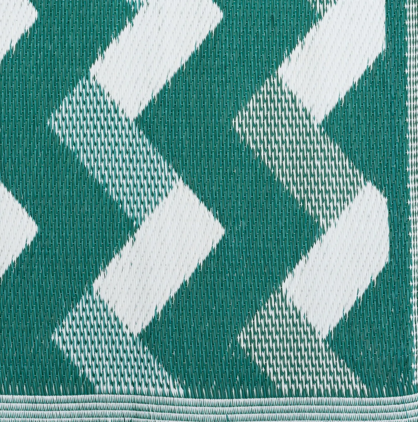 Intratuin buitenkleed Lucy groen / wit 160 x 230 cm