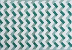 Intratuin buitenkleed Lucy groen / wit 150 x 210 cm