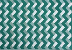 Intratuin buitenkleed Lucy groen / wit 150 x 210 cm