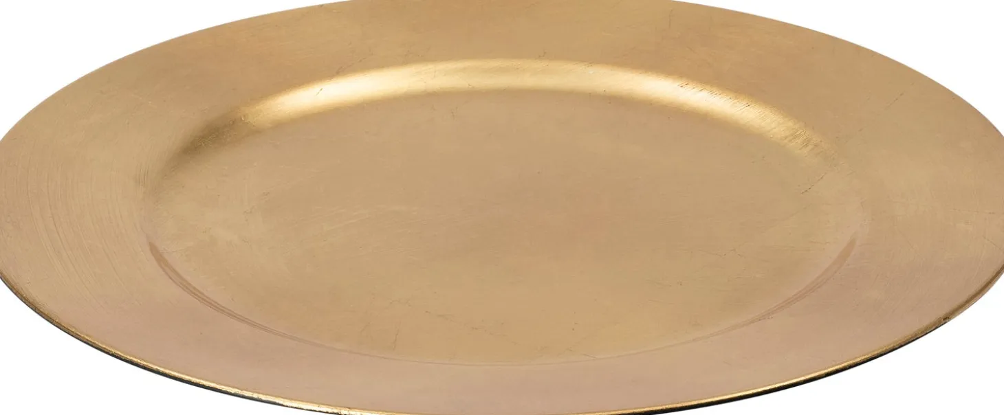 Intratuin decoratiebord Glans goud D 33 cm