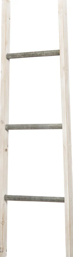 Intratuin decoratie ladder wit 36 x 4 x 120 cm