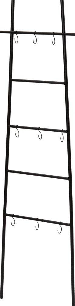 Intratuin decoratieladder zwart 45 x 1 x 160 cm