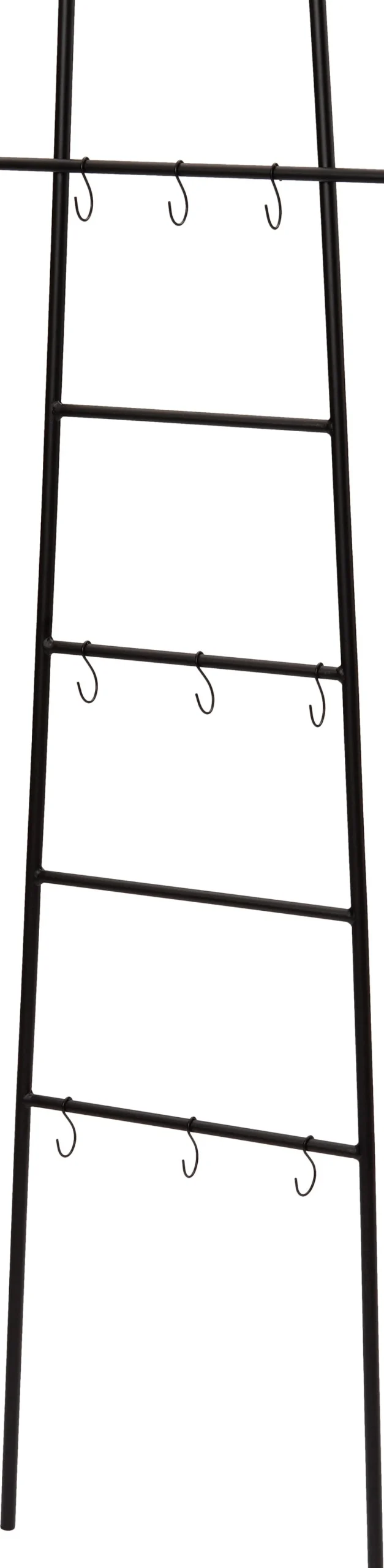 Intratuin decoratieladder zwart 45 x 1 x 160 cm
